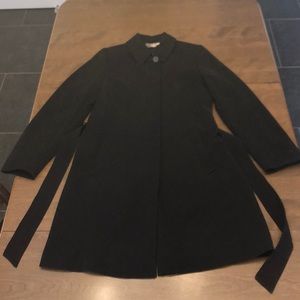 Black All Weather Car Coat